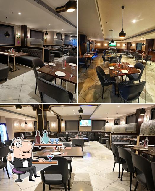 The image of interior and food at Kitchen Q