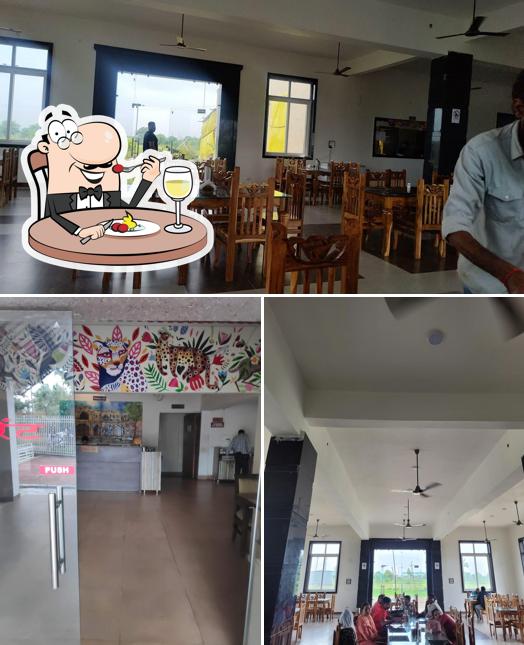 Among different things one can find food and interior at Madhav Midway Treat MP Tourism