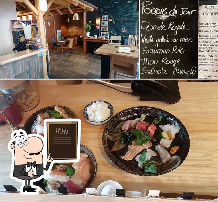 Découvrez le menu du jour sur le tableau