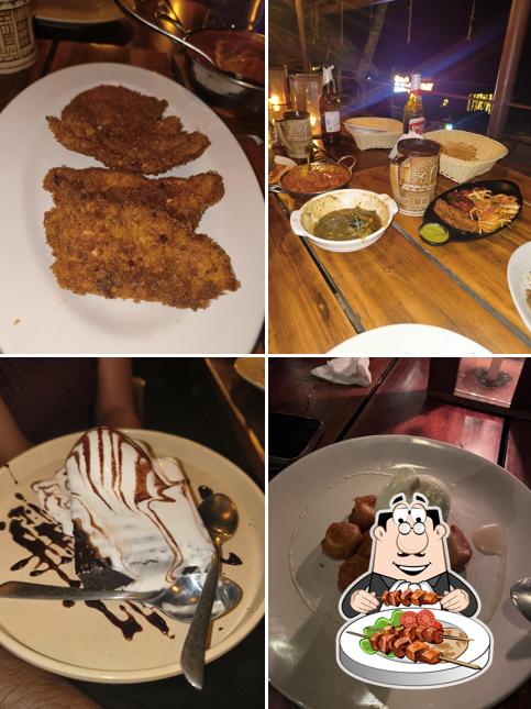 Meals at Sandy Bay cafe Varkala