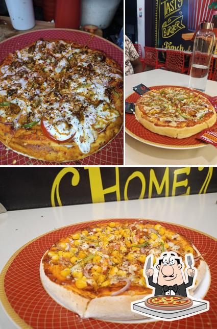 Get pizza at The Hungry Heaven