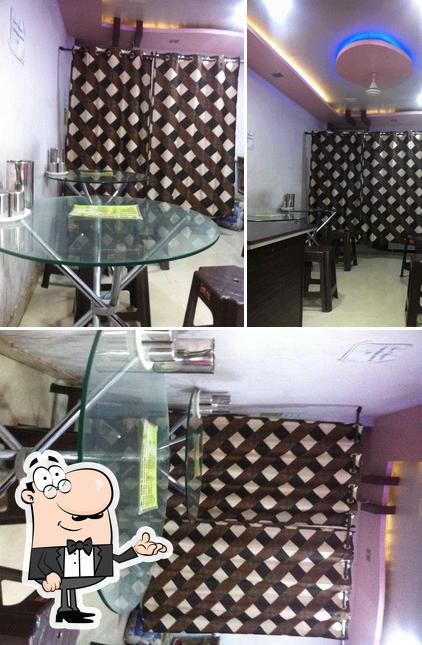 The interior of Zaika Biryani House