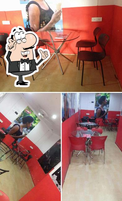 The interior of TOP TEN ICE CREAM PARLOUR {SCOOPS}