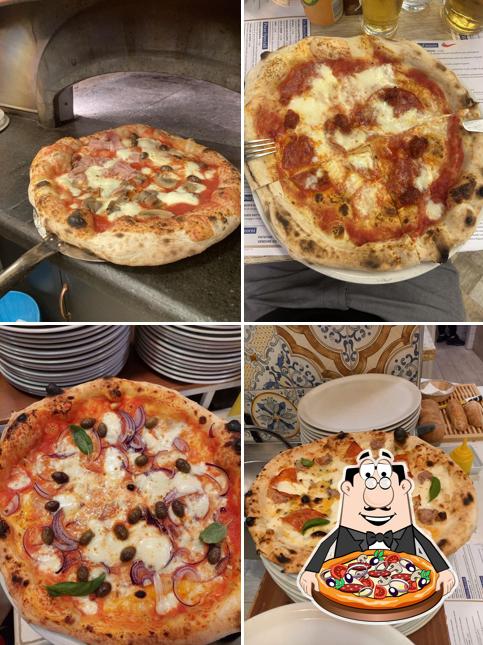 A Trattoria NAPOLETANA, puoi ordinare una bella pizza