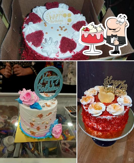 Red velvet cake at Anika-the-big-bakery-shop