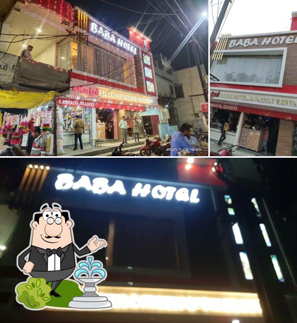 The exterior of Baba Hotel & Restaurant