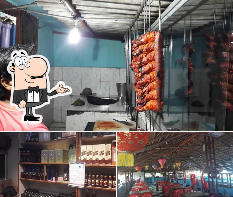 Take a seat at one of the tables at Bar One Restaurant and Bar