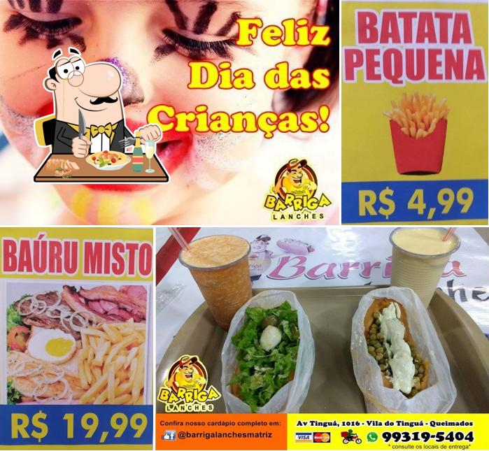 Platos en Barriga Lanches - Matriz Av. Tinguá Queimados RJ