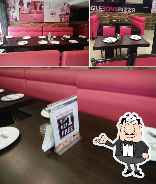 Check out how Eagle Boys Pizza looks inside