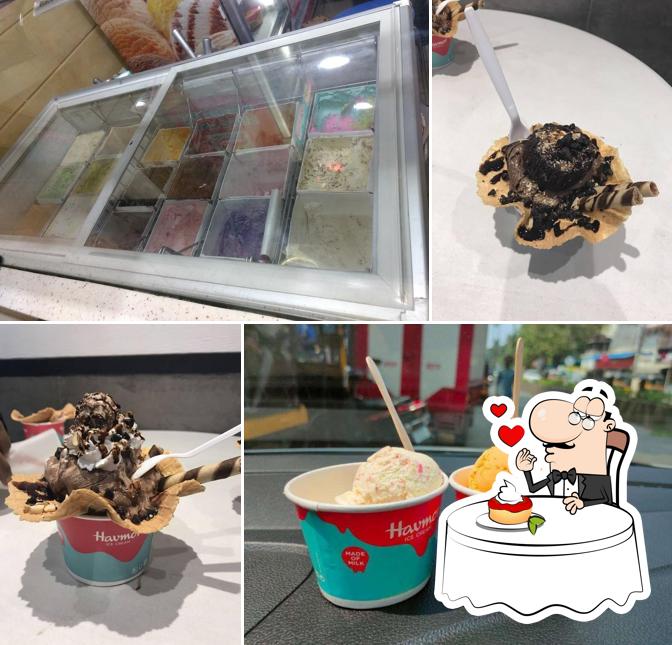 Order one of the sweet dishes