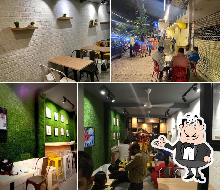The interior of Health Juice Centre Girgaon