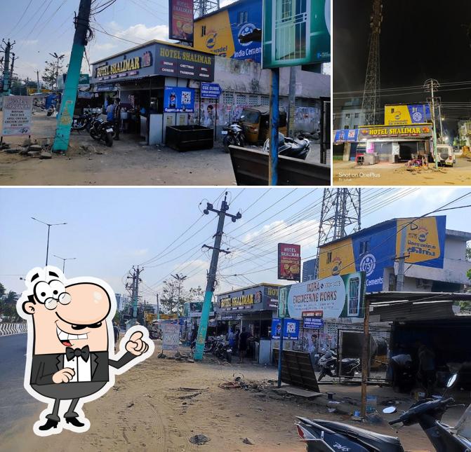 The exterior of Hotel Shalimar