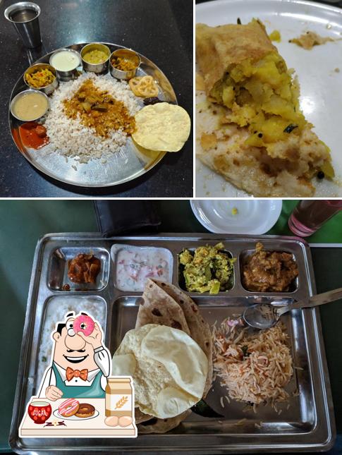 Maruti Vilas Vegetarian Restaurant offers a selection of sweet dishes
