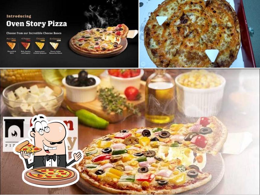 Get pizza at Oven Story