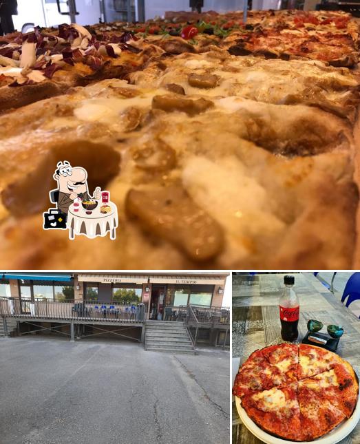Questa è la immagine che raffigura la cibo e esterno di Pizzeria Il Tempio