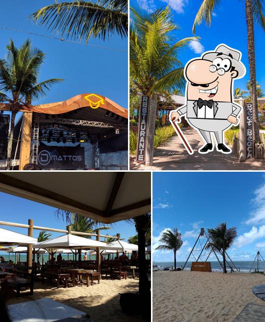 Desfrute da vista da área externa do Clube de Praia Beat Beach