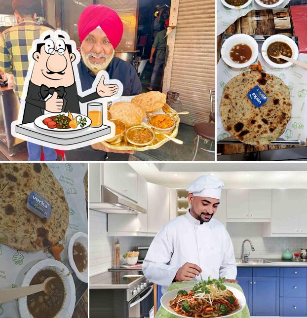Meals at Ghamandi Puri wale - Best Desi Ghee Puri channe & Amritsari kulcha Nan in Ludhiana Punjab