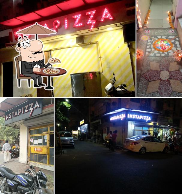 The exterior of Insta Pizza