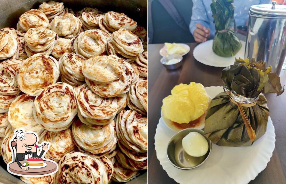 Kuttiyil Hotel serves a selection of desserts