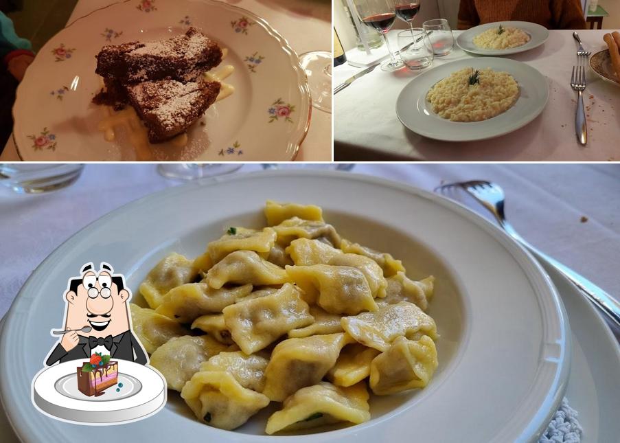 Torta al cioccolato al Osteria "Due Cuori"