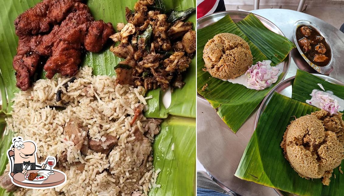 Try out meat dishes at Sai Surya Biriyani