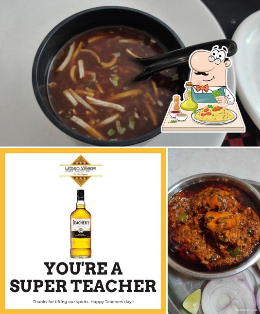 The restaurant's food and beverage