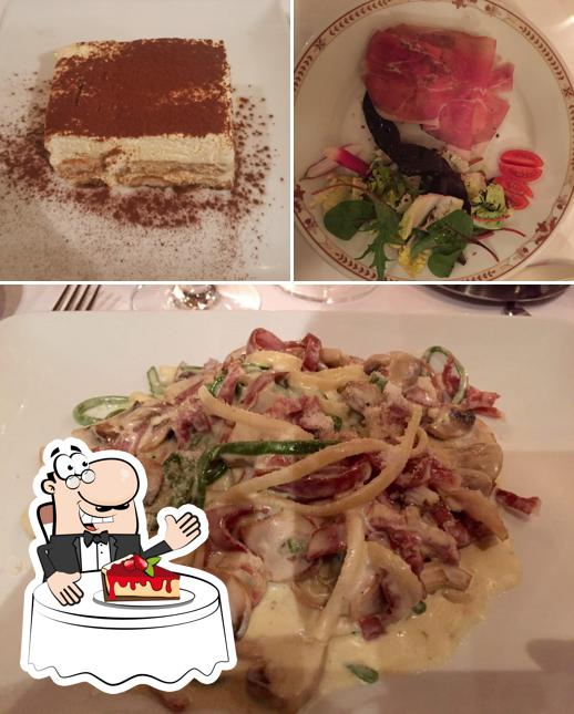 Ristorante Fellini offre une variété de plats sucrés