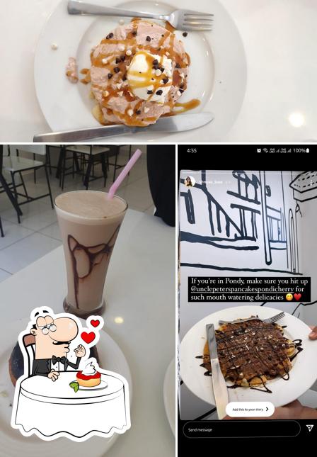 Uncle Peter's Pancakes provides a range of sweet dishes