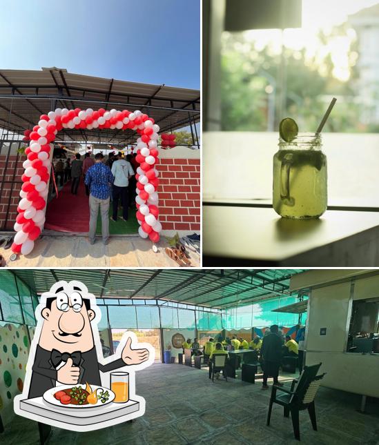 The image of food and interior at High On Chai