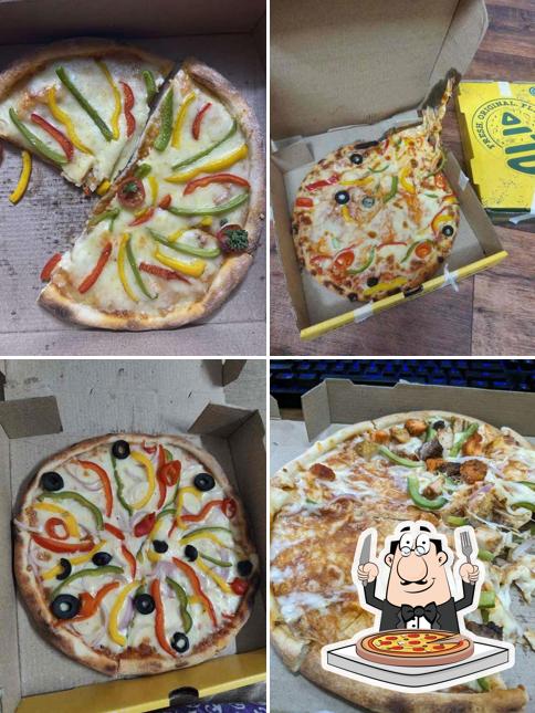 Pick pizza at Olio - The Wood Fired Pizzeria