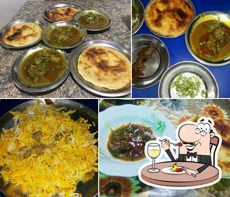 Food at Haji Abdul Raheem Manzoor Hotel