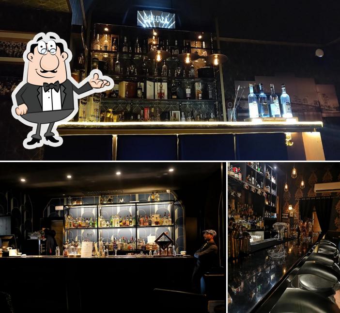 Gli interni di Hide Speakeasy