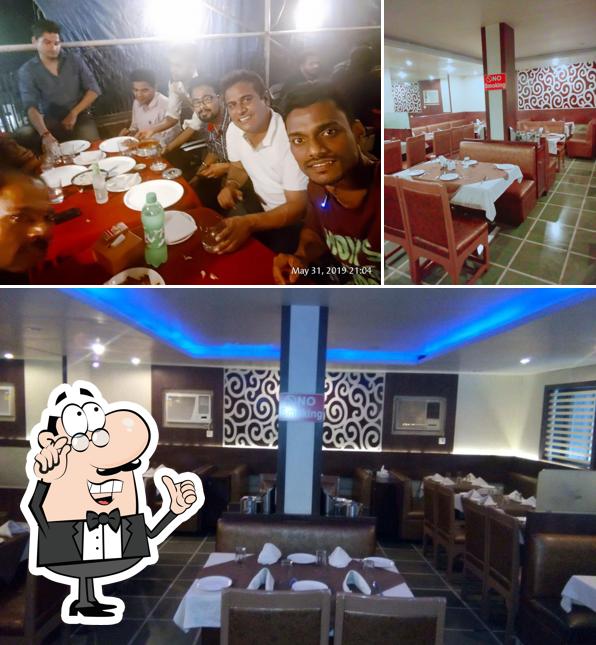 The interior of Mallika A/C Family Restaurant And Bar