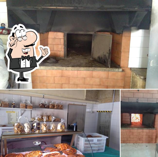 Gli interni di Panificio forno a legna da Angelo