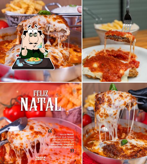 Parmegiane-se - Jardim Imperial - Delivery em Cuiabá, Parmegiana de Filé Mingon, Frango, Alcatra e Beringela