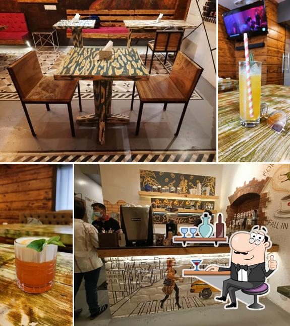 The interior of The END Cafe