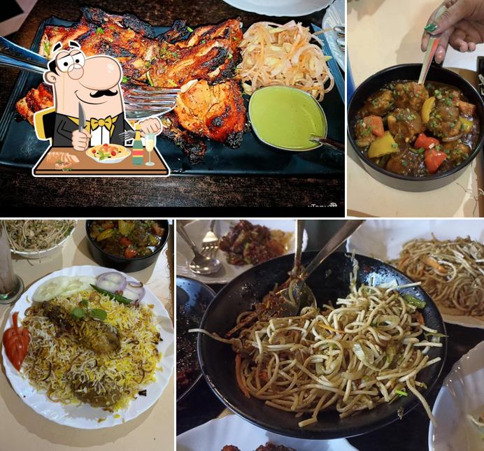 Food at The Maya Cafe