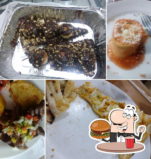 Consiga um hambúrguer no Rota Restaurante Olaria