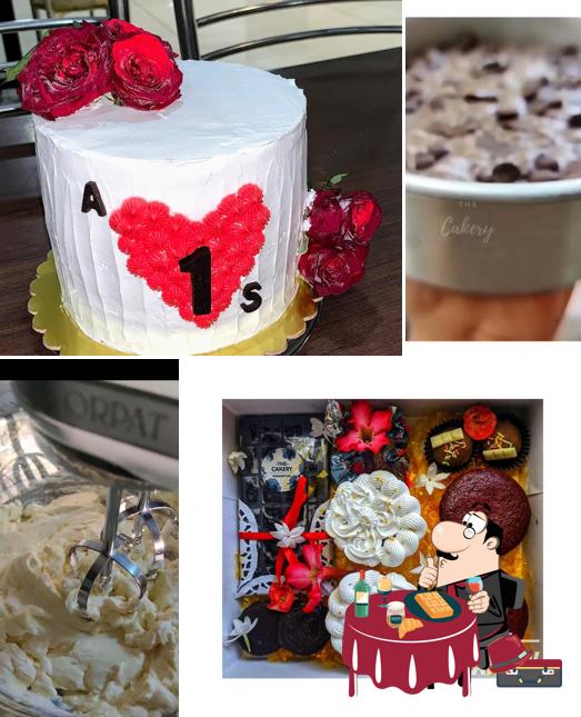 The Cakery serves a selection of sweet dishes