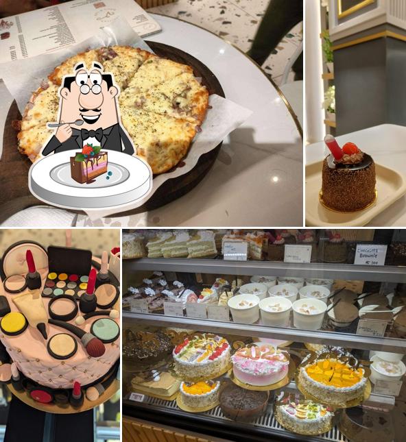 Chocolate cake at Vanillaa Bakery and Cafe