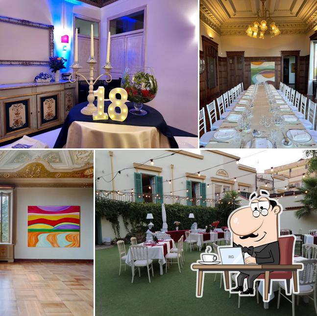 Gli interni di Villa Ermes