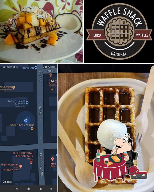Waffles at Waffle Shack