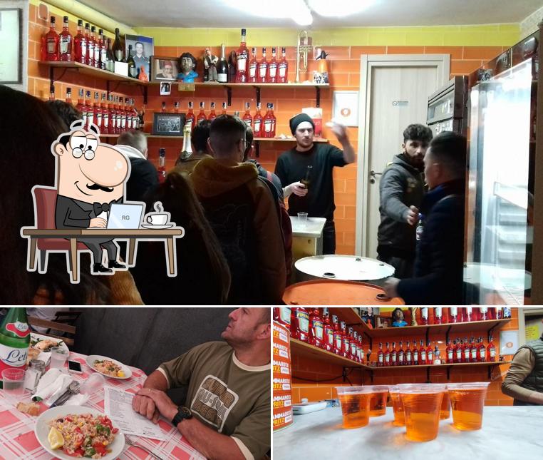 Gli interni di Cammarota Spritz