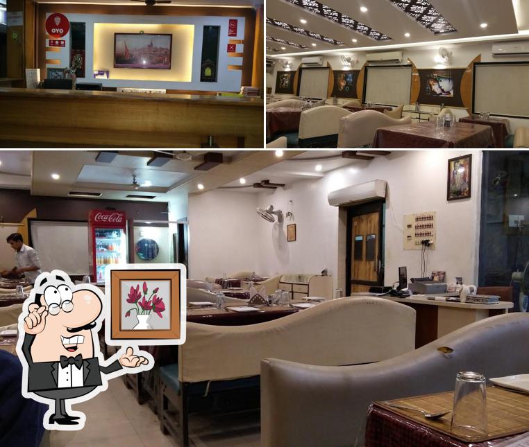The interior of Charmi Restaurant
