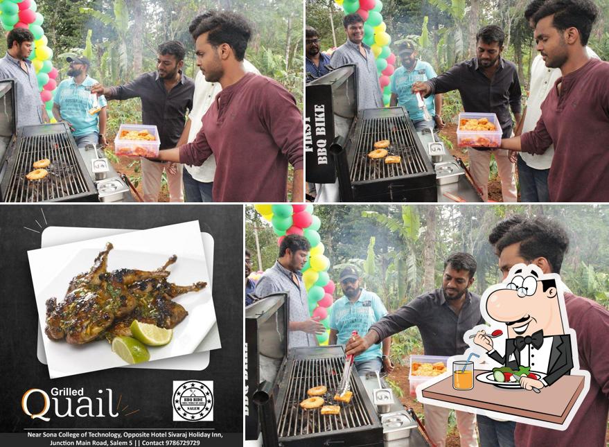 Food at BBQ RIDE