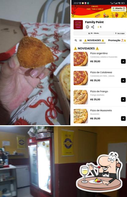 O Family Point se destaca pelo comida e interior