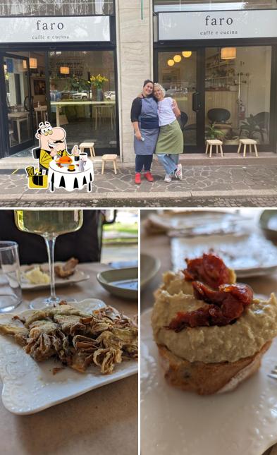 Dai un’occhiata alla immagine che presenta la cibo e esterno di FARO VitaCucinaVino