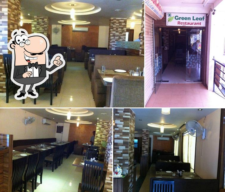 The interior of Green Leaf