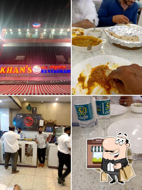 The exterior of KHANS RESTAURANT