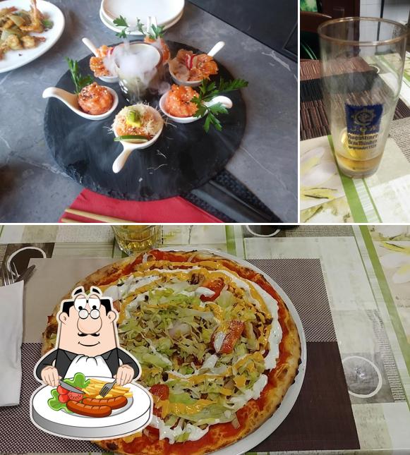 La foto della cibo e birra di Le Tre Piramidi